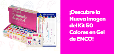 ¡Descubre la Nueva Imagen del Kit 50 Colores en Gel de ENCO!
