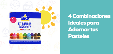 Inspiración de Verano: 4 Combinaciones Ideales para Adornar tus Pasteles