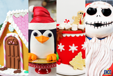 5 pasteles y creaciones navideñas en Fondant. ¡La 4ta te va a encantar!