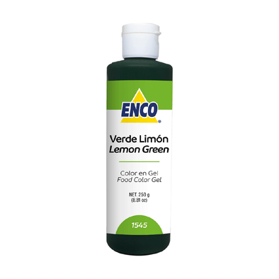 COLOR VERDE LIMÓN EN GEL 1545 (250G)