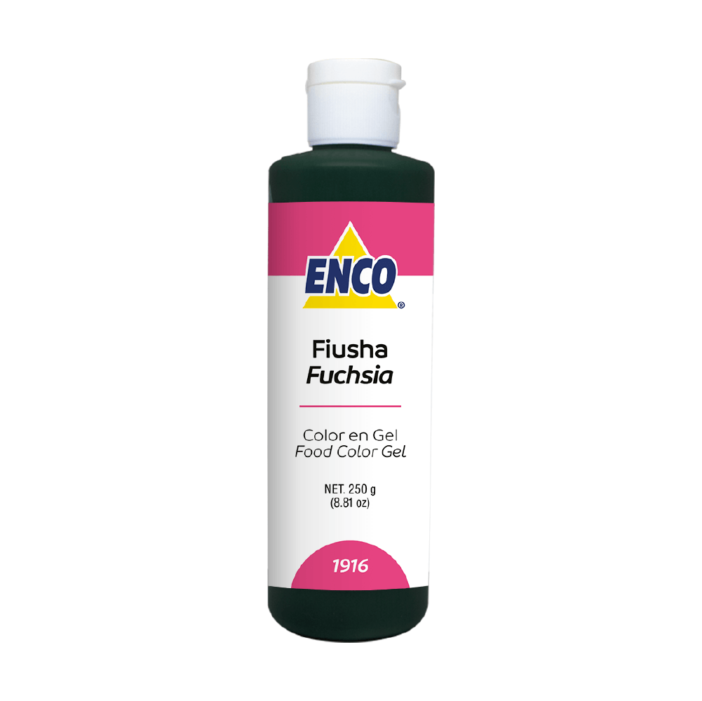 COLOR ROSA FIUSHA EN GEL 1916 (250G) – ENCO Menudeo
