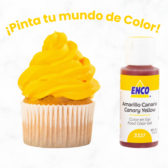 COLOR AMARILLO CANARIO EN GEL 3327 (40G)