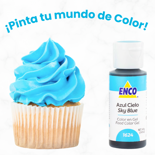 COLOR AZUL CIELO EN GEL 1624 (40G)