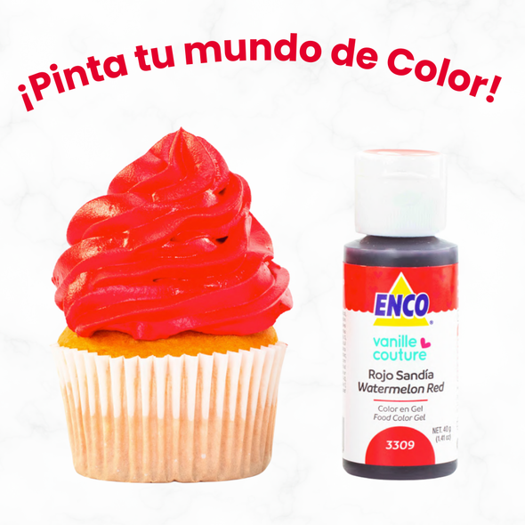 COLOR ROJO SANDIA EN GEL 3309 (40G)