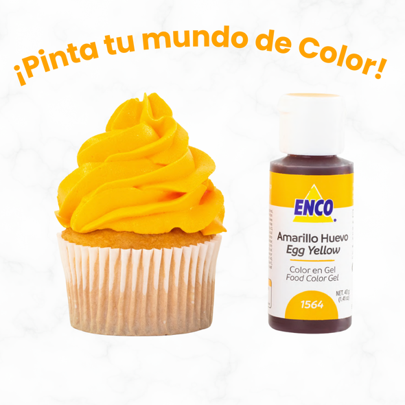 COLOR AMARILLO HUEVO EN GEL 1564 (40G)