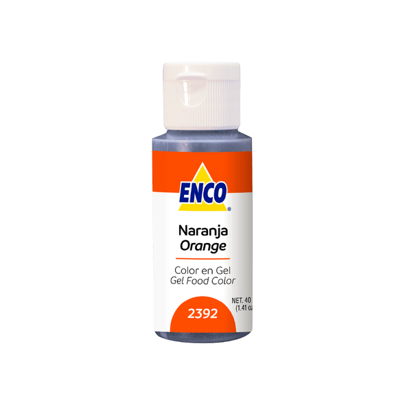 COLOR NARANJA EN GEL 2392 (40G)