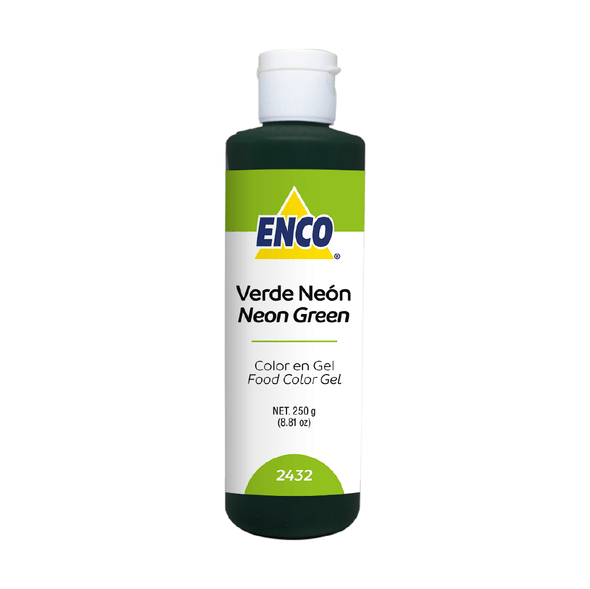 COLOR VERDE NEÓN EN GEL 2432 (250G)