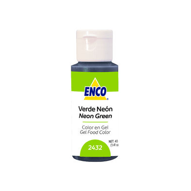 COLOR VERDE NEÓN EN GEL 2432 (40G)