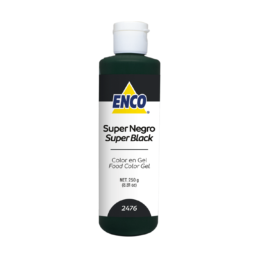COLOR SUPER NEGRO EN GEL 2476 (250G) – ENCO Menudeo