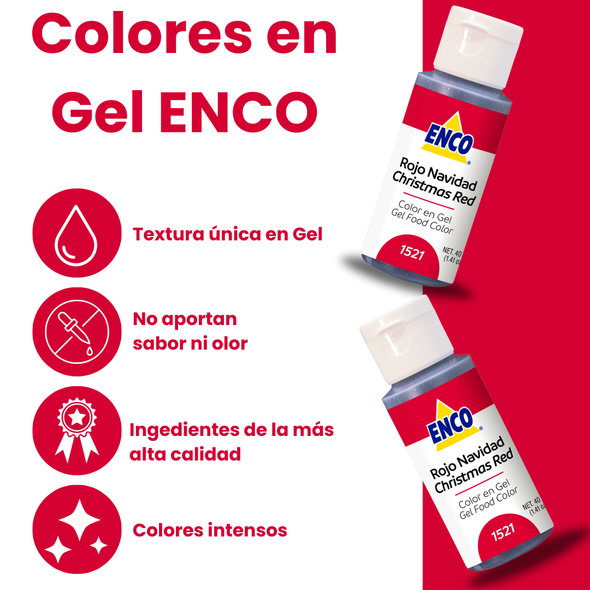 COLOR ROJO NAVIDAD EN GEL 1521 (40G)