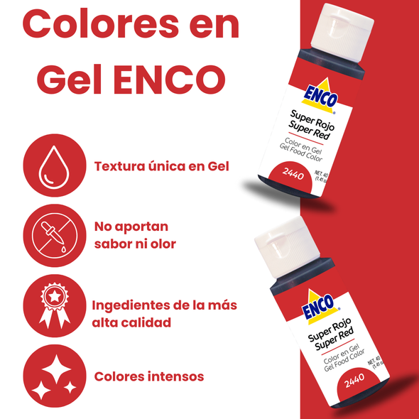 COLOR SUPER ROJO EN GEL 2440 (40G)