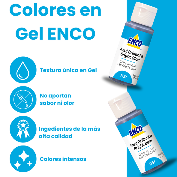 COLOR AZUL BRILLANTE EN GEL 1131 (40G)