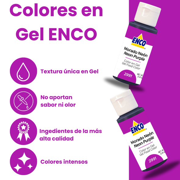 COLOR MORADO NEÓN EN GEL 2991 (40G)