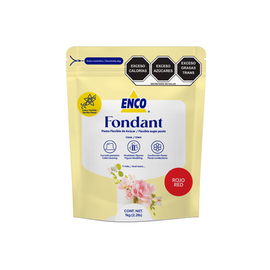 FONDANT ROJO 3346 (BOLSA 1 KG)