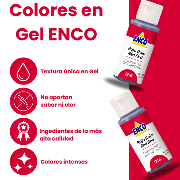 COLOR ROJO ROJO EN GEL 1216 (40G)