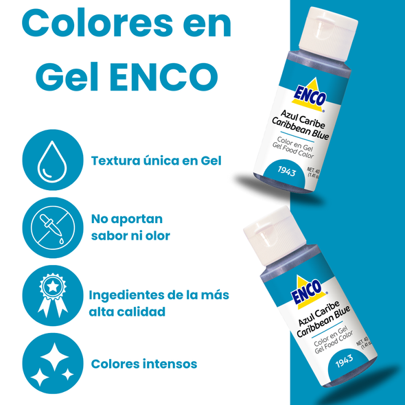 COLOR AZUL CARIBE EN GEL 1943 (40G)