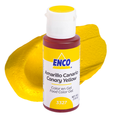 Color en Gel Amarillo Canario ENCO, 40g