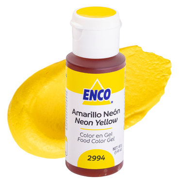 Color en Gel Amarillo Neon ENCO, 40g