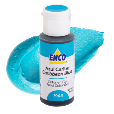Color en Gel Azul Caribe ENCO, 40g