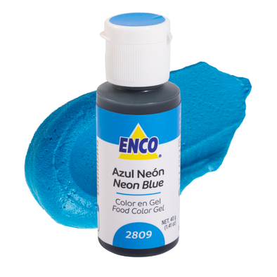 Color en Gel Azul Neon ENCO, 40g