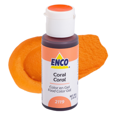 Color en Gel Coral ENCO, 40g