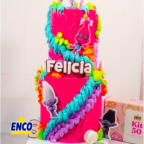Pastel Colorido – ENCO Menudeo