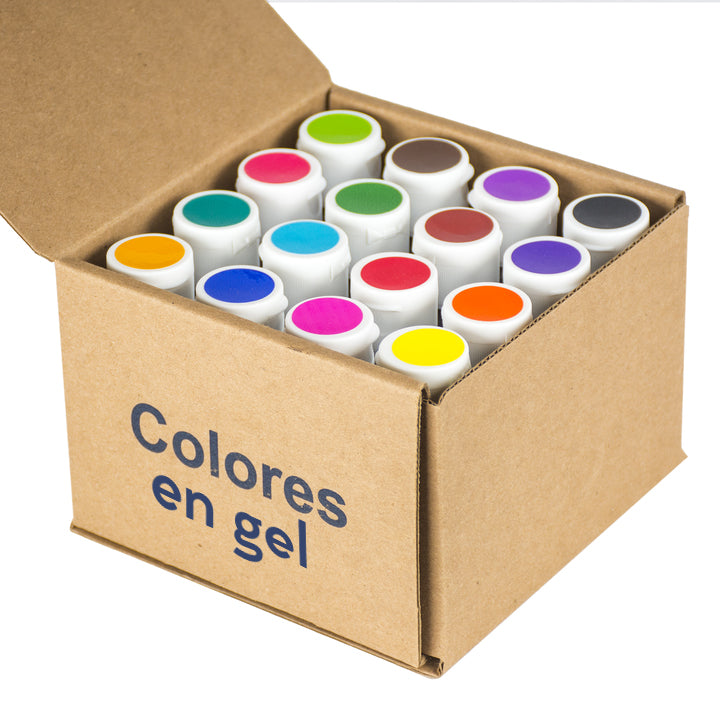 PAQUETE 30 COLORANTES EN GEL PARA REPOSTERIA ENCO